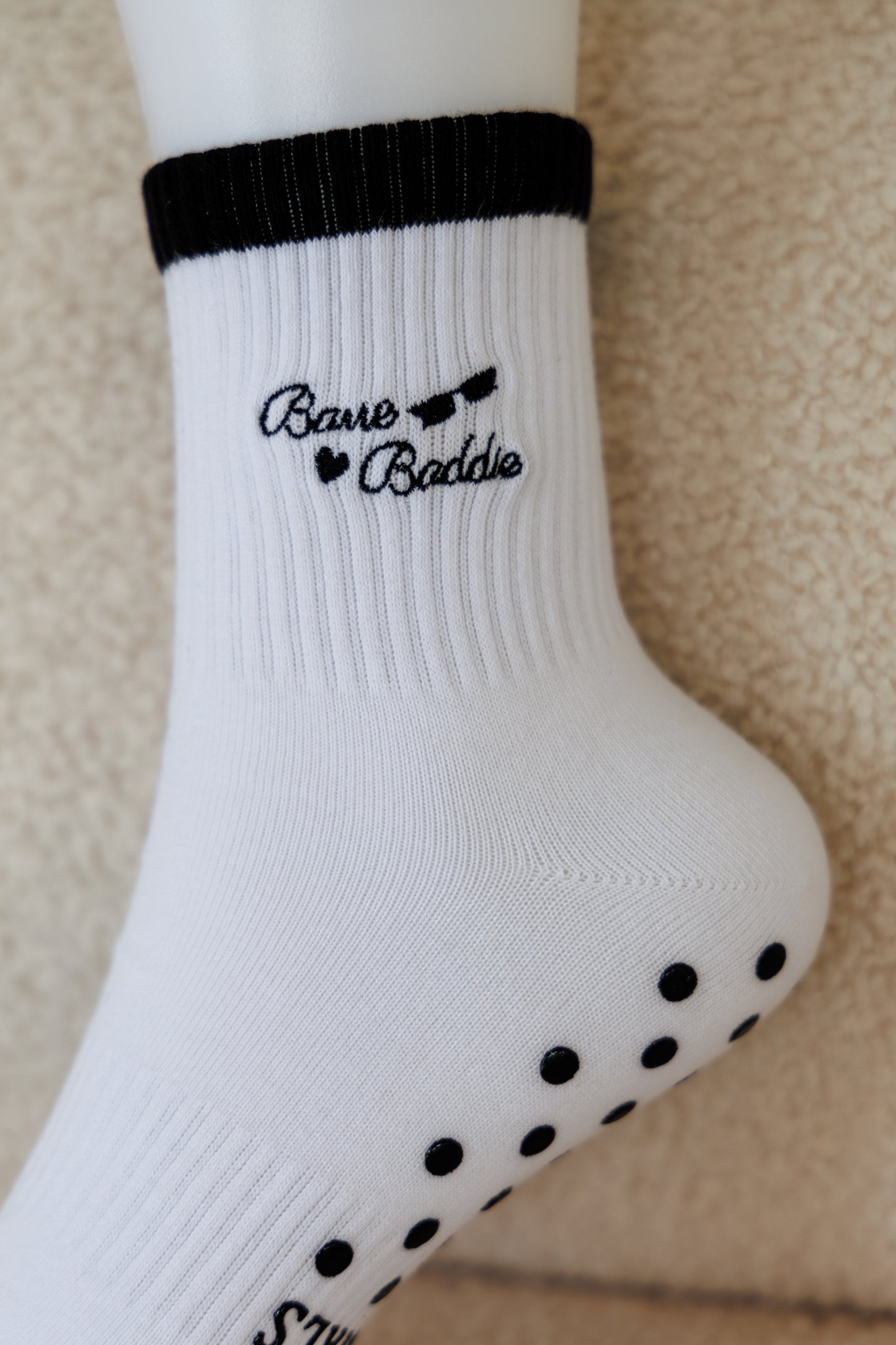 Barre Baddie Black Classic Socks