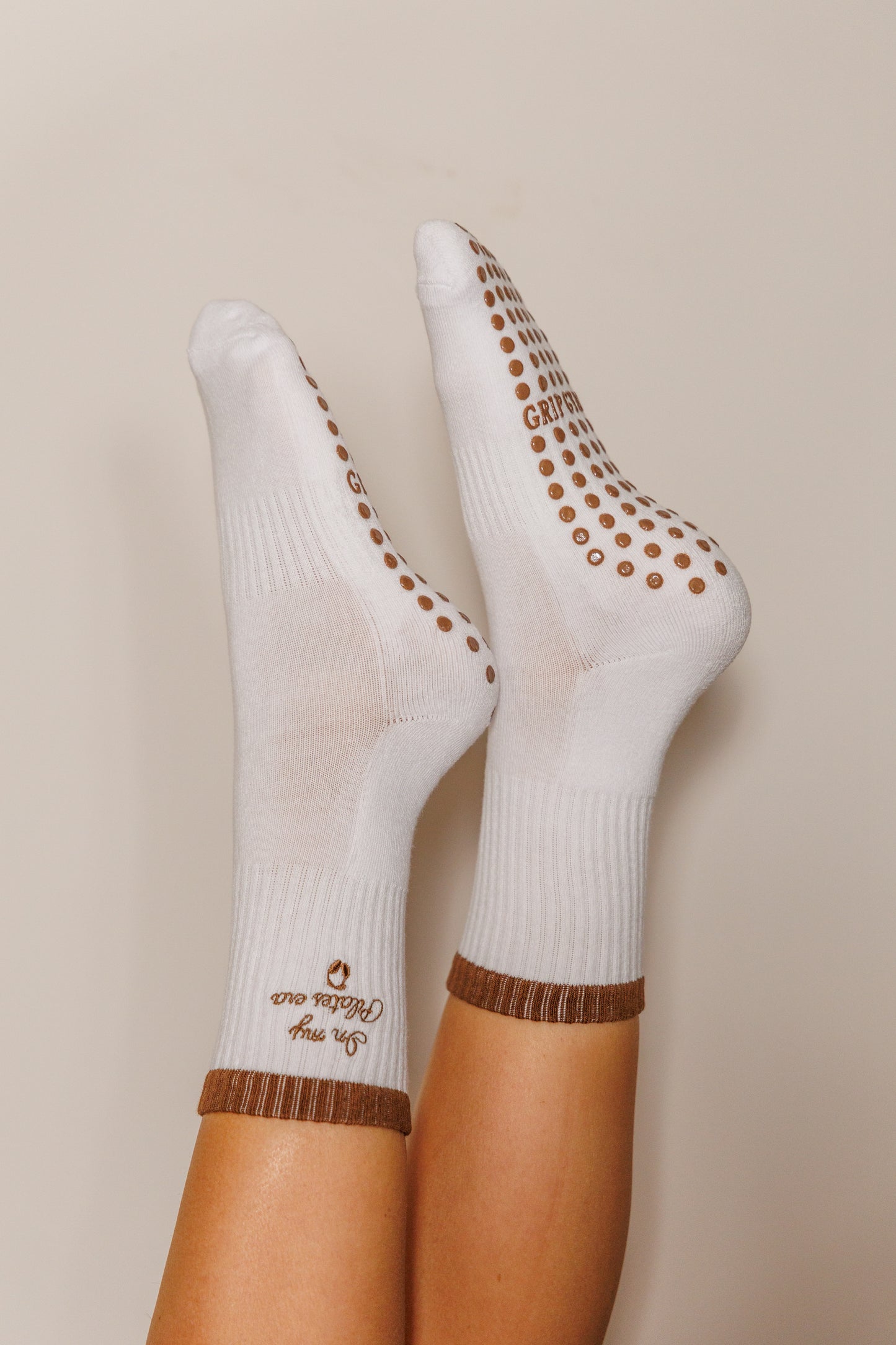 In My Pilates Era Brown Classic Socks