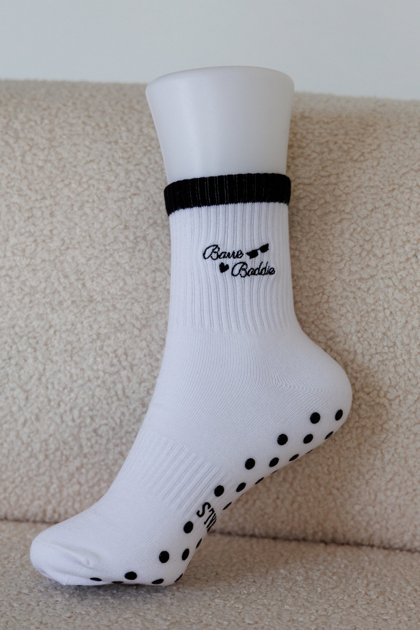 Barre Baddie Black Classic Socks
