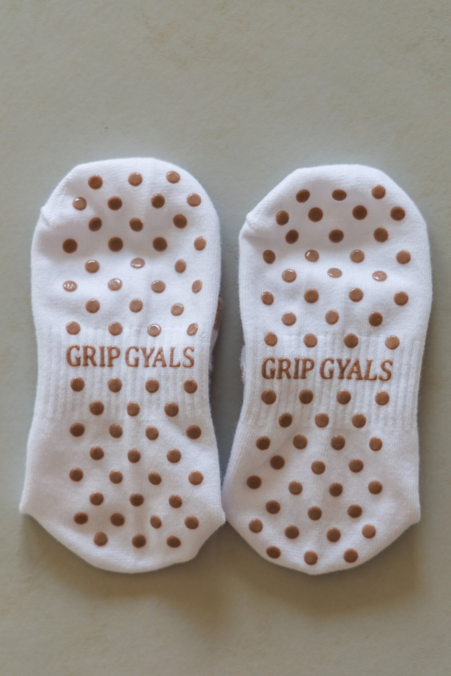 In My Pilates Era Beige Classic Socks