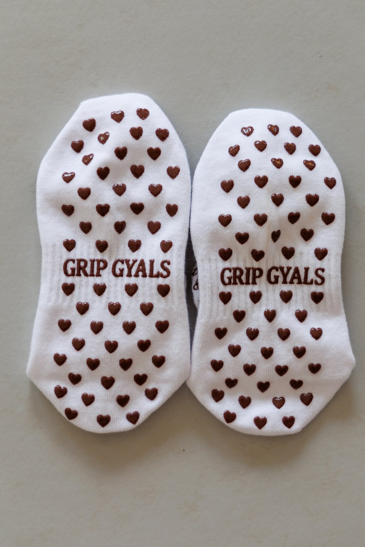 Breathe & Brew Brown Ruffle Socks