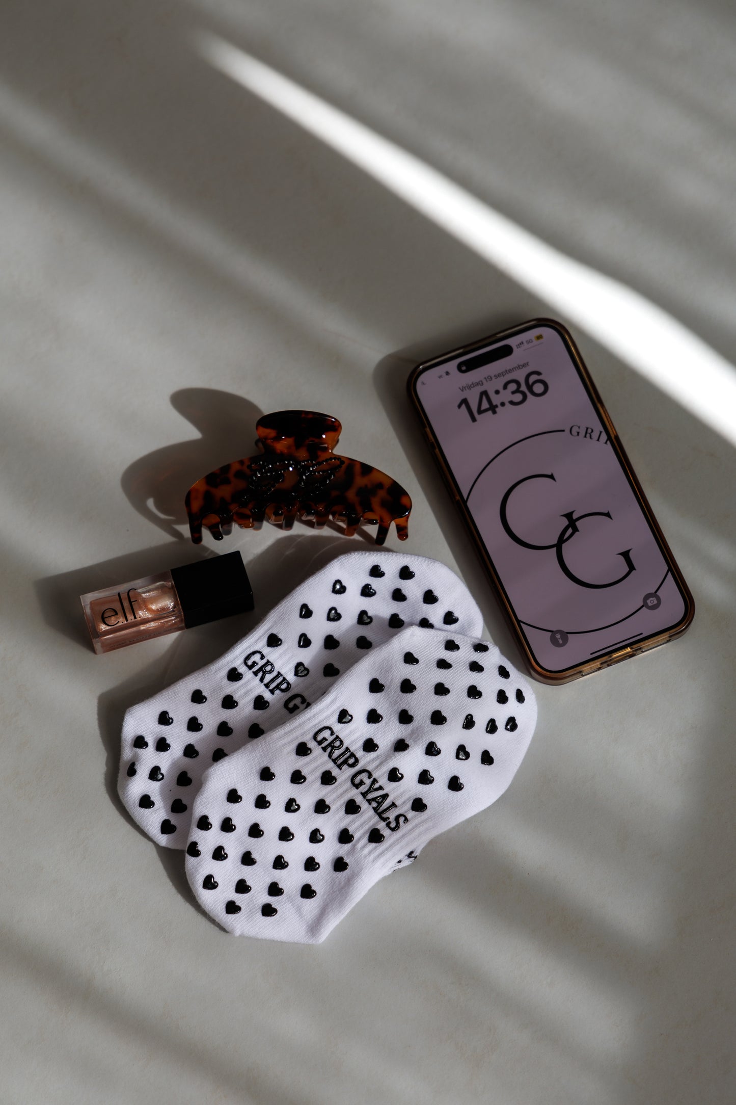 Barre Baddie Black Ruffle Socks