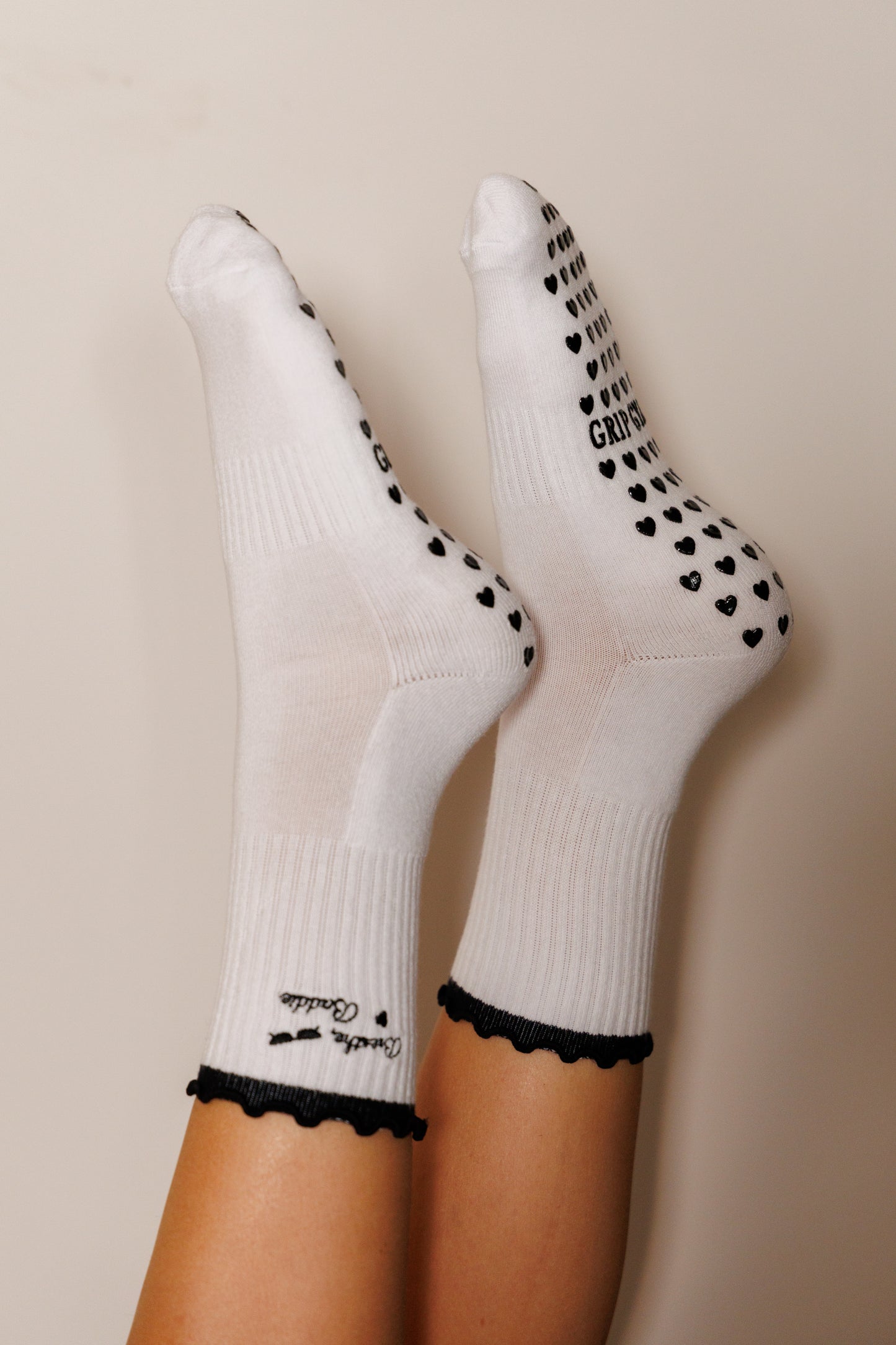 Breathe, Baddie Black Ruffle Socks