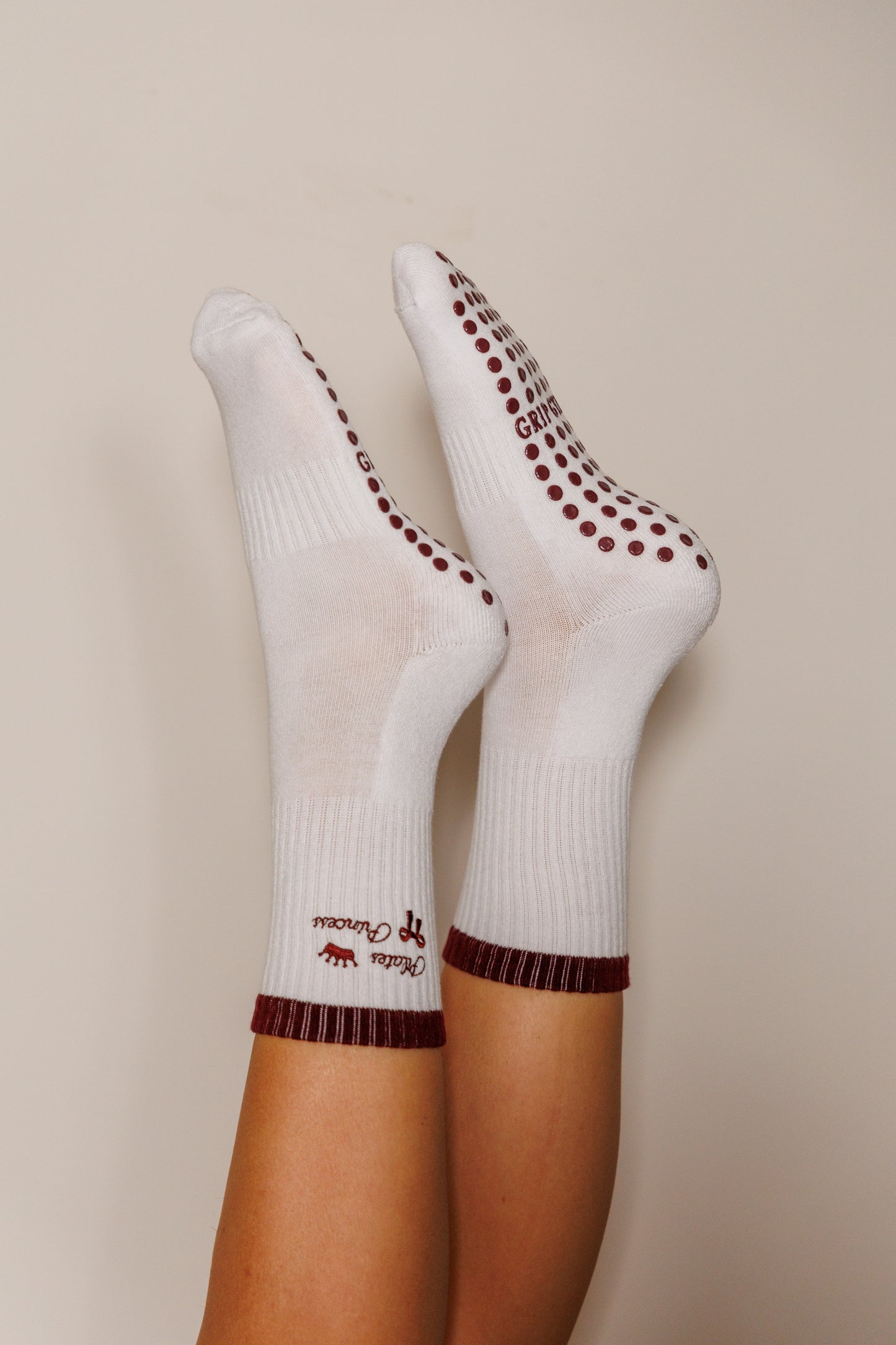 Pilates Princess Burgundy Classic Socks